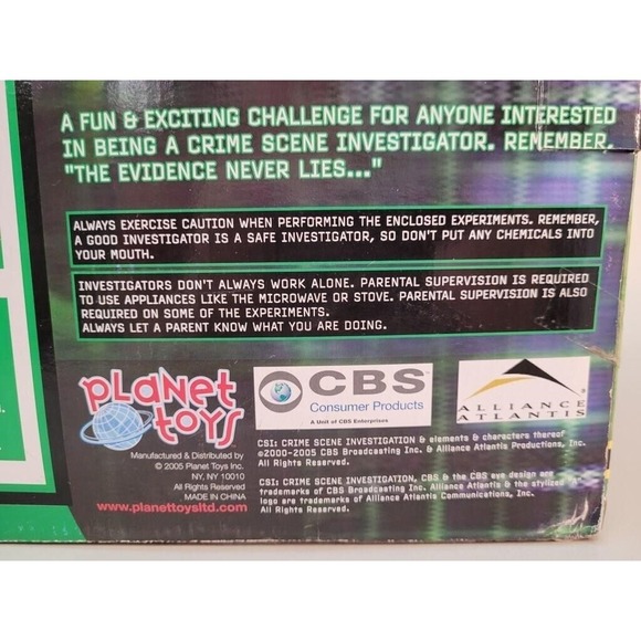 CSI:‎ Crime Scene Investigation FORENSIC LAB Rare Sealed See Pictures - Picture 7 of 7